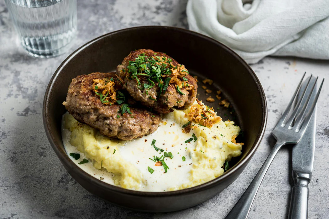 Puré de patatas con albóndigas: seguridad alimentaria y control del índice glucémico